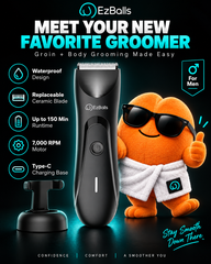 EzBalls Waterproof Body Trimmer for Men