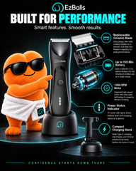 EzBalls Waterproof Body Trimmer for Men